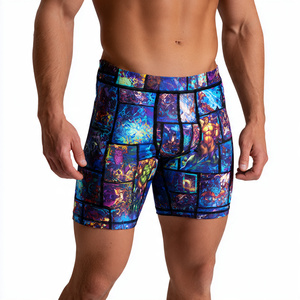 OEM Sublimation Compression Underwear Men Workout Athletic Performance Compression Shorts Sports Underwear for Fitness & Gym - Product Image 6