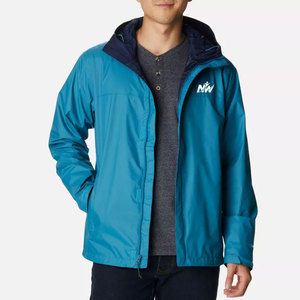 <b>Men</b> Rain <b>Jackets</b> Waterproof <b>Lightweight</b> Outdoor Breathable Fishing Hiking Camping Full Zip Performance Layer - Product Image 5