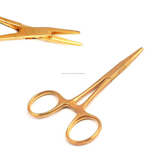 กรรไกรผ่าตัดเคลือบทองคำ ยี่ห้อ WORLD PRECISION SURGICAL ปลายตรง พร้อมที่หนีบห้ามเลือดแบบใช้มือ ชุดเครื่องมือผ่าตัดกระดูกและข้อ ได้รับมาตรฐาน CE - Product Image 6