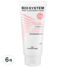 Schiuma Detergente Profonda Fromnature Bio System, Confezione da 6 da 300ml, Sconto sul Principale Ingrediente Amminoacido - Product Image 1