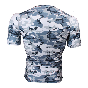 Rashguard personnalisé pour hommes en polyester/spandex à manches longues avec logo couleur personnalisable – Vente en gros - Product Image 3
