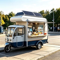 Nouveau tricycle motorisé pour la livraison de nourriture avec boîte de transport et conteneur isotherme pour les services de livraison