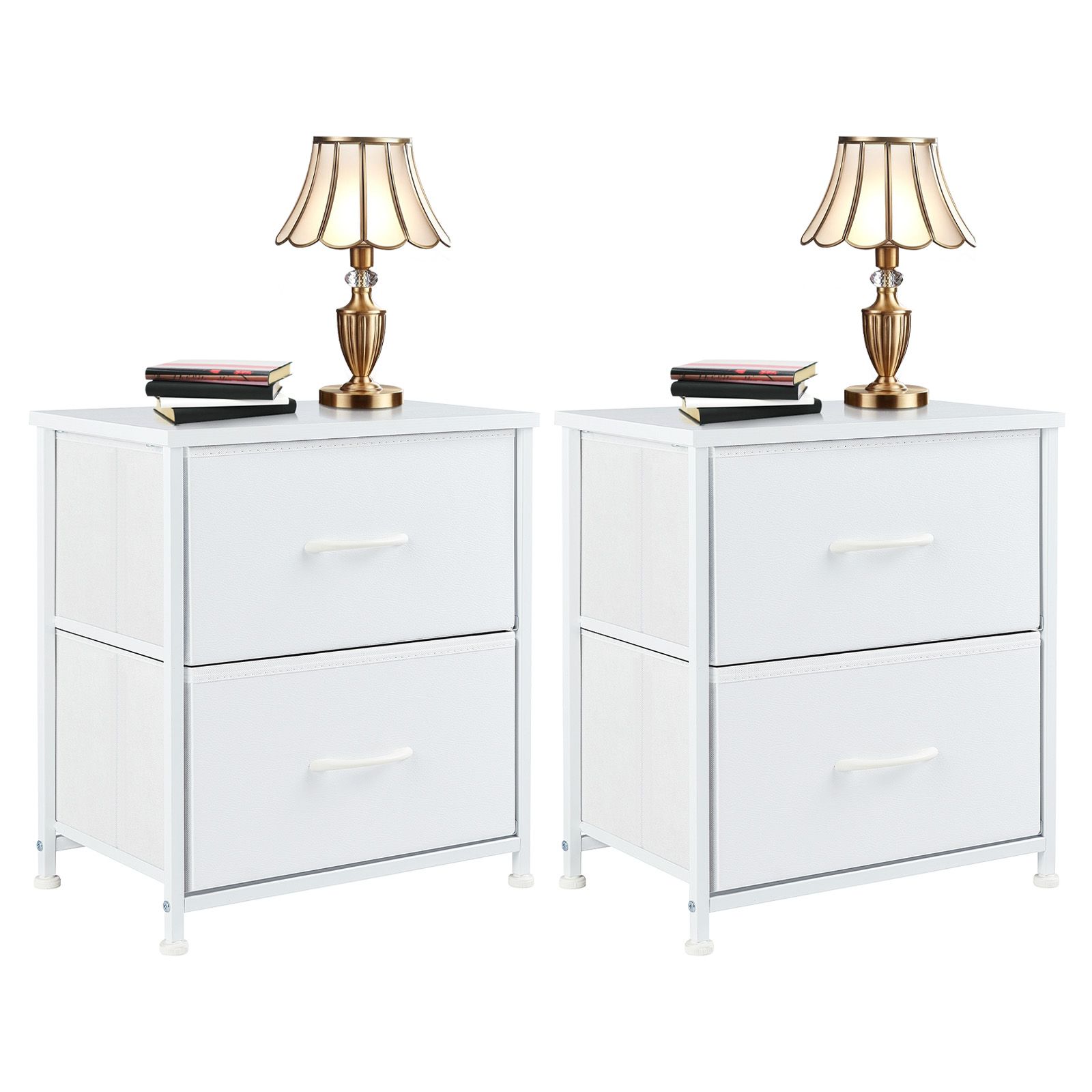 2 pezzi Colore Bianco