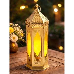 Farol Colgante de Hierro Marroquí, Portavelas Decorativo para Velas de Té, Decoración Premium para el Hogar, Iluminación, Suministro al por Mayor para Exportación - Product Image 1