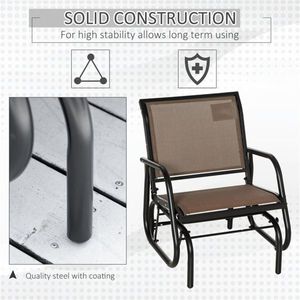 Fauteuil de bureau et de maison / Chaise de camping et de pêche pour balançoires de patio et loisirs en plein air - Product Image 5
