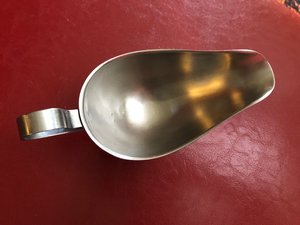Salsera vintage de metal liso. Sin bandeja. envío desde Canadá - Product Image 2