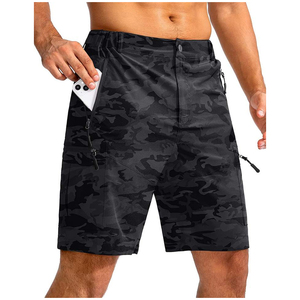 Shorts de sport pour homme, coupe confortable, écologiques, séchage rapide, taille haute, fermeture à cordon de serrage - Product Image 6