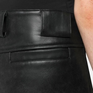 Mini-jupe en cuir véritable souple, tendance, confortable, pour femme, idéale pour les fêtes, décontractée, hiver, haute qualité, légère, tenue en cuir - Product Image 5