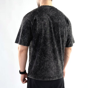 Camisetas de Hombre con Lavado Ácido, Corte Regular, Nuevo Estilo, 100% de Alta Calidad, Ropa Casual - Product Image 3