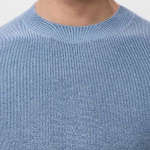 Camiseta de Punto Delgada y Elegante para Hombre, Manga Corta, 100% Poliéster y Algodón, para Oficina, Nueva Llegada 2026 - Product Image 3