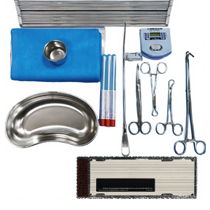 Kit d'instruments chirurgicaux pour insertion et extraction de DIU, kit d'implantation manuel en acier inoxydable, certifié CE, qualité supérieure - Product Image 4