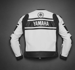 Men’s Ramaha Cowhide Leather <b>Racing</b> <b>Jacket</b>/Chaqueta MotoCP Style CE Level 2 Armor Motorcycle Track Riding Protective Gear CE - Product Image 3