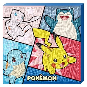 Kit de Pintura Diamantada Pokemoned Jumping Jumping 25x25cm Coreano DIY 5D con Taladro Completo, Manualidad de Punto de Cruz, Juguete para Niños, Hobby, Venta al por Mayor - Product Image 1