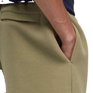 Shorts d'été en coton sur mesure pour hommes, style urbain uni, tissu respirant, coupe tendance, broderie personnalisée, directement de l'usine - Product Image 4