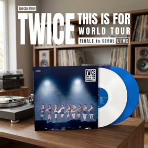 Artículos 100% auténticos garantizados. ](TWICE) - [ESTO ES PARA] EL FINAL DE LA GIRA MUNDIAL en SEOUL - EN DIRECTO (Versión especial LP) k-pop - Product Image 1