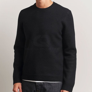 QURILL INDUSTRY Pulls d'hiver pour hommes en coton/laine de haute qualité, doux, chauds, respirants, tricotés, design décontracté, pour le bureau - Product Image 3