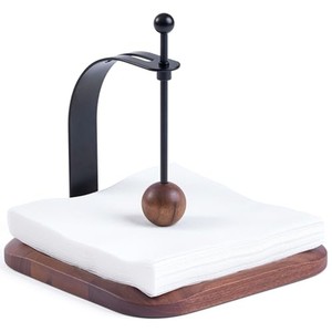Porte-serviettes en bois de Sheesham sculpté à la main avec motif Jali |   Support à serviettes en bois indien en gros - Product Image 4