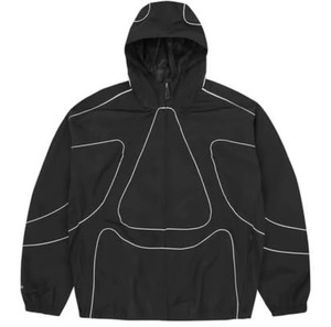 Custom Reflective Tracksuit <b>Jacket</b> <b>Lightweight</b> Nylon Windbreaker Hooded Zip Up Streetwear Outerwear for <b>Running</b> - Product Image 3