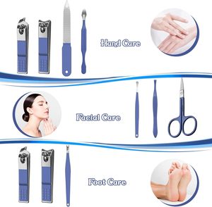 Manicure <b>Set</b> 8 in 1 Nail Clipper <b>Set</b>,RedFlow Nail Clippers,Fingernail & Toenail Clippers,Manicure Tools,<b>Pedicure</b> Tools,Suitable - Product Image 2