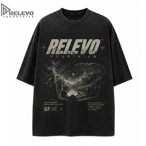 เสื้อยืดคอกลมแขนยาวทรงหลวมผ้าฝ้าย 100% น้ำหนัก 220 กรัม พิมพ์ลายดิจิทัล ดีไซน์เรียบง่าย แห้งเร็ว สำหรับผู้ชาย - Product Image 1