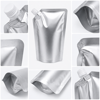 OEM Bedruckter Aluminiumfolien-Ausgießbeutel Wiederverwendbarer Flüssigkeits-Quetschbeutel für Sauce, Marmelade und Getränkeverpackungen