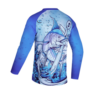 Camisa de Pesca para Hombre, para Primavera, 100% Algodón, Cierre de Cremallera, UPF 50+, Transpirable, de Secado Rápido, Ropa Deportiva - Product Image 2