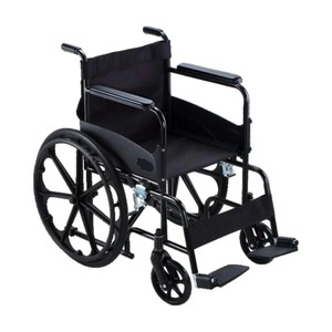 Silla de Ruedas Reclinable Ajustable con Operación Manual, Reposabrazos y Reposapiés Acolchados para una Movilidad Cómoda en Venta - Product Image 1