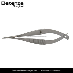 Tijeras Quirúrgicas Oftálmicas de Precisión Vannas, Acero Inoxidable Alemán - Product Image 3