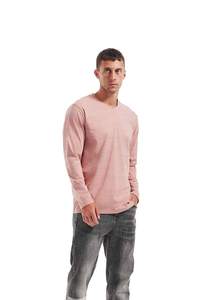 Mens V Neck T Shirts 100% Cotton <b>Long</b> Sleeve Quick Dry Best Design Casual Premium Customized OEM Breathable - Product Image 2