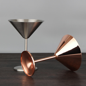 Muestra Disponible, Vasos de Martini de Acero Inoxidable al por Mayor, Recubiertos de Cobre, Copa de Vino para Fiestas, Margarita - Product Image 5