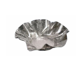 Cuenco decorativo de oro de forma orgánica, hecho a mano y de lujo, centro de mesa de metal martillado asimétrico para decoración moderna del hogar a bajo precio. - Product Image 5