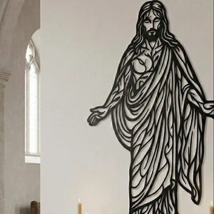 Christian new prayer jesus wall art new prayer home decoration wooden mdf <b>top</b> seller trendy here - Product Image 1