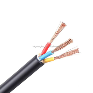 Low Voltage 3/4 Cores AC Power black Cable <b>Electrical</b> <b>Wires</b> Copper Conductor Insulated Power Cable <b>Wire</b> - Product Image 5