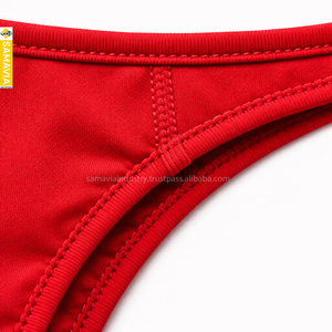 Braguitas de punto ecológicas RTS, estilo hipster, teñidas con hilo, de spandex, ropa interior femenina de talle bajo. |   Proveedor Mayorista al por Mayor - Product Image 6