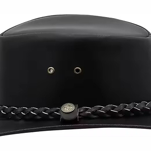 Sombreros de Vaquero de Cuero Personalizados a Bajo Precio, Estilo Occidental, Sombreros de Vaquero de Cuero Premium al por Mayor - Product Image 6