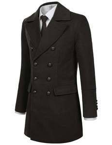 Elegante Abrigo Largo de Lana para Hombre, Chaqueta de Invierno Cálida, Gabardina para Otoño, Ropa de Calle Informal y Formal, Venta al por Mayor - Product Image 4