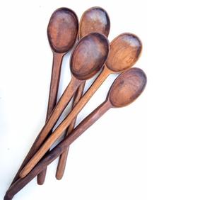 Nuevos Accesorios de Cocina, Utensilios de Madera de Teca, Cuchara de Madera con Logotipo Personalizado para Utensilios de Cocina Antiadherentes, Cocina y Hogar - Product Image 1