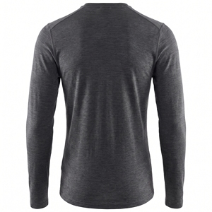 Haut de base en jersey 100 % polyester pour homme, manches longues, séchage rapide, performance, OEM ODM, vente en gros, usine, logo personnalisé sur le devant - Product Image 4