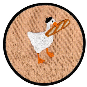 Fashion Personalized Embroidered Woven Fabric Heart Shape Patch Custom Logo Applique Iron <b>Badge</b> for Clothing Accessories Gifts - Product Image 4