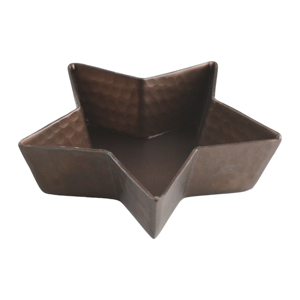 Decor Ever Green - Portavelas de Metal Sólido con Diseño de Acabado en Cera, Ideal para Decoración de Mesa, Portavelas para Velas de Té - Product Image 1