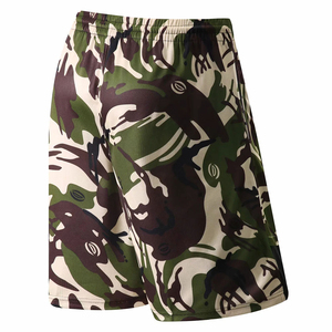 Shorts de bain pour hommes à imprimé tigre tribal, taille mi-haute, cordon de serrage, séchage rapide, en polyester, décontractés - Product Image 4