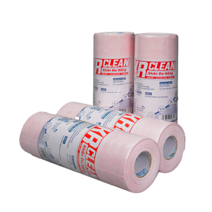 High Quality KrClean Plain Non Woven Round Roll Wipes 1kg <b>Absorbent</b> Kitchen Towels Multi Purpose Cleaning <b>Cloth</b> From Vietnam - Product Image 1
