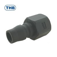 Raccords pneumatiques à haute pression THB en plastique, auto-verrouillants, à déconnexion rapide, pour compresseur d'air, norme internationale One Touch