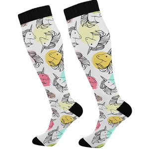 Custom Sublimation <b>Socks</b> Wholesale <b>Polyester</b> Crew <b>Socks</b> 360 Digital Print Sports Athletic <b>Socks</b> OEM Logo for Men Women - Product Image 3