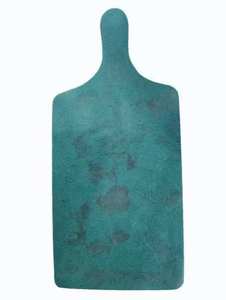 Planche à découper rectangulaire en pierre vert turquoise antidérapante pour la cuisine Candice - Product Image 1