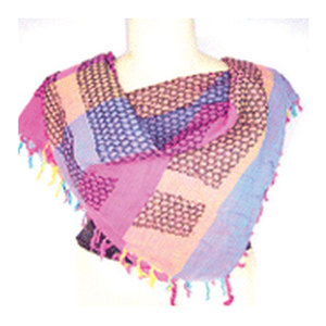 Écharpe Keffiyeh Shemagh en coton pur de qualité supérieure, tricotée à la main, motif carré Arafat, foulard religieux, motif géométrique - Product Image 1