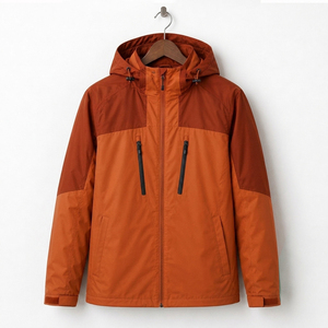 Veste imperméable de haute qualité, résistante au froid, élégante et décontractée, à capuche, pour hommes - Product Image 1
