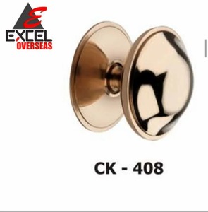 Pomo de latón para gabinete, diseño de bola, para instalaciones estándar de puertas, precio mayorista - Product Image 2