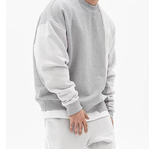 Sweat-shirt en coton pour homme, séchage rapide, tissu respirant avec doublure en maille, vêtements de sport pour la salle de gym, fournisseur d'articles de sport - Product Image 4