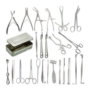 Kit complet d'instruments médicaux manuels en acier inoxydable de qualité export pour la chirurgie orthopédique de base, certifié CE MOL - Product Image 1